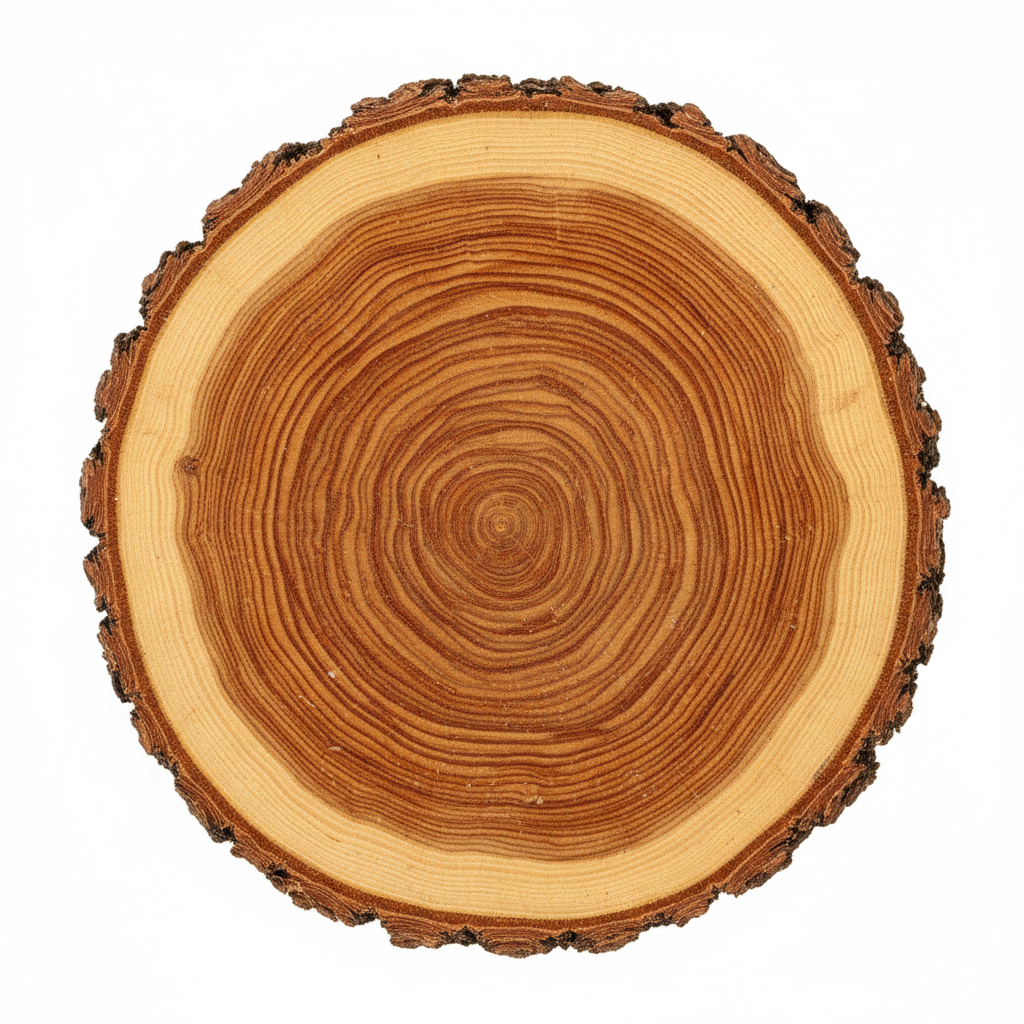 Tree ring cross-section