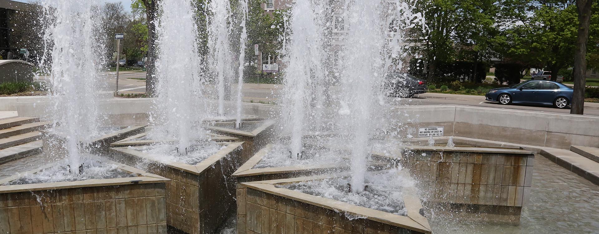 Galt fountain in Cambridge, Ontario